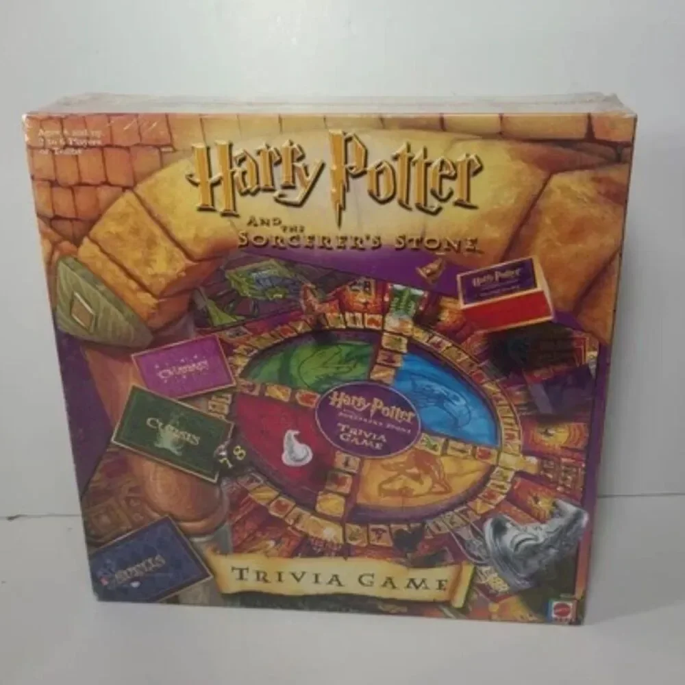 Harry Potter and the Sorcerer’s Stone Trivia Game (Mattel, 2000) resealed